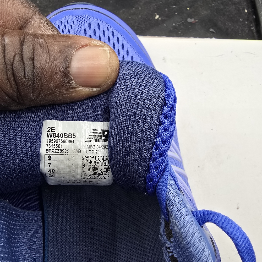 New Balance Blue Athletic Shoes - Picture 6 of 7